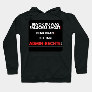 Before You Say Anything Wrong, I Have Admin Rights! Hoodie